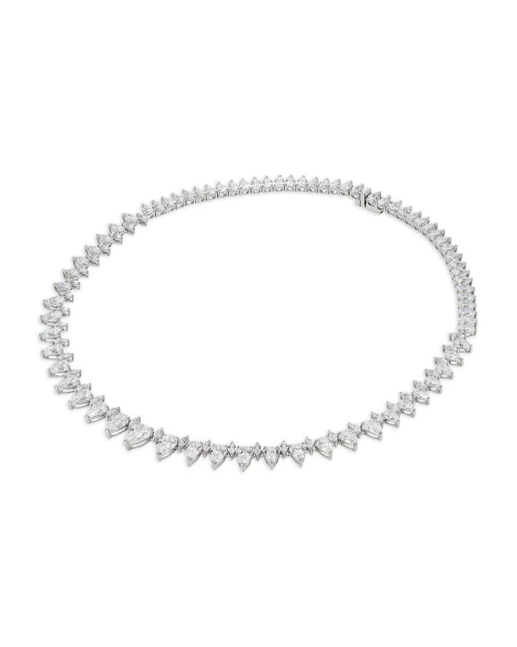 Anabela Chan White Love And Tears Eternity Diamond Necklace