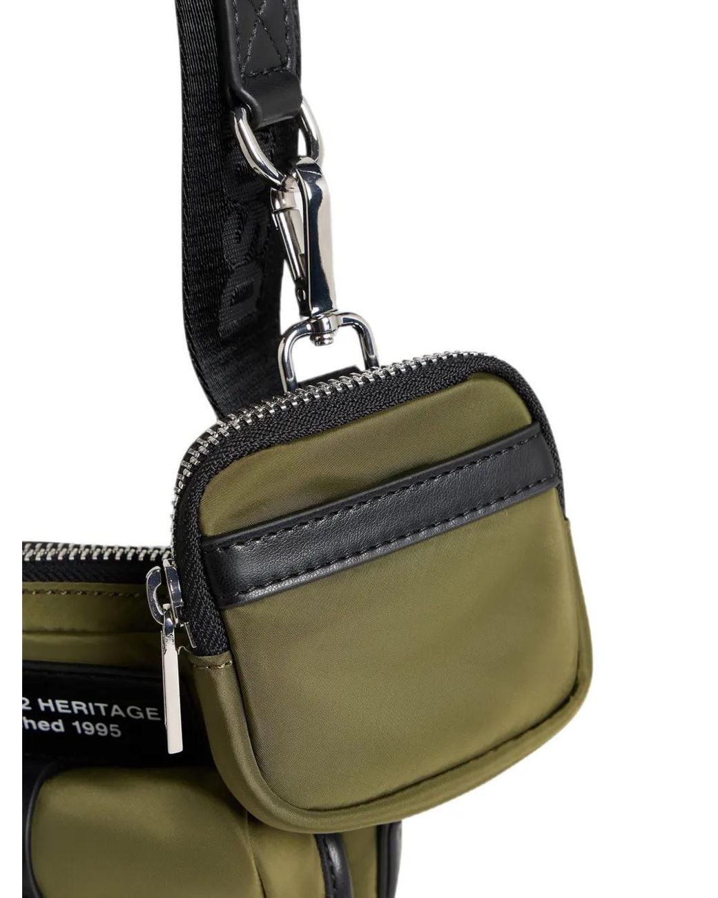 Borsa A Tracolla Heritage di DSquared² in White da Uomo