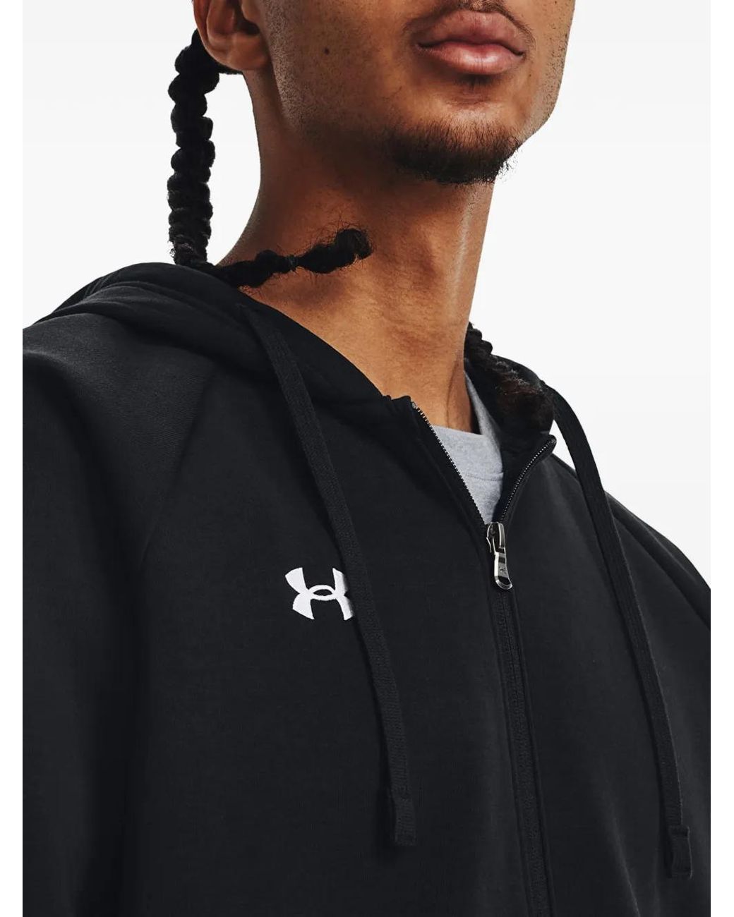 Under Armour Blue Zip-Up Hoodie for men