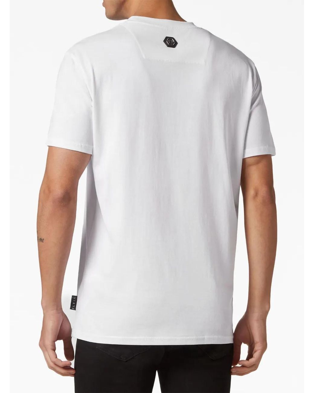 Philipp Plein White Logo T-shirt for men