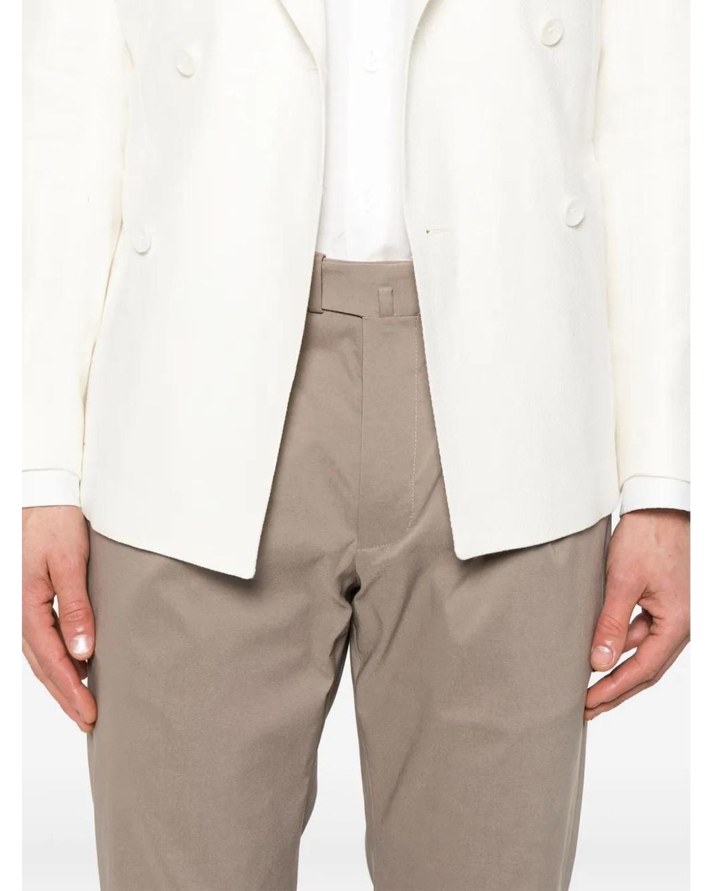 Tagliatore Natural Tapered Chinos for men