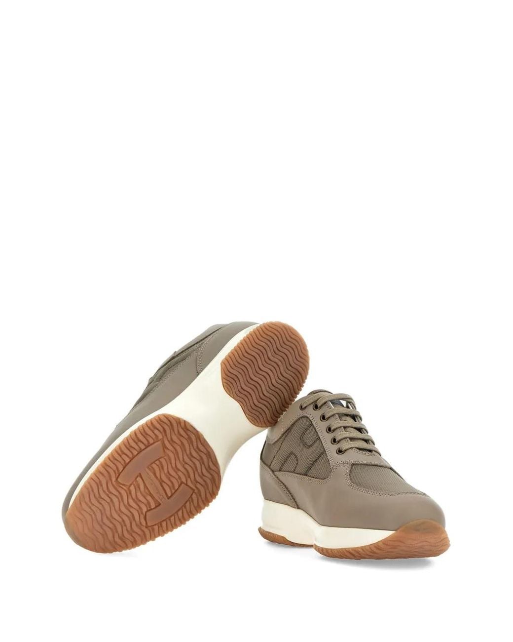 Hogan Brown Interactive Sneakers for men