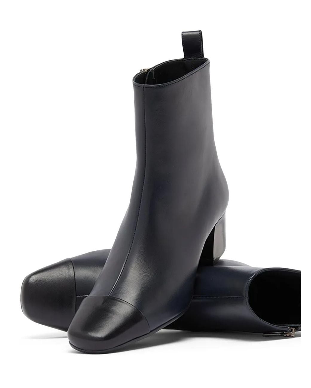 CAREL PARIS Black Bottines Estime En Cuir