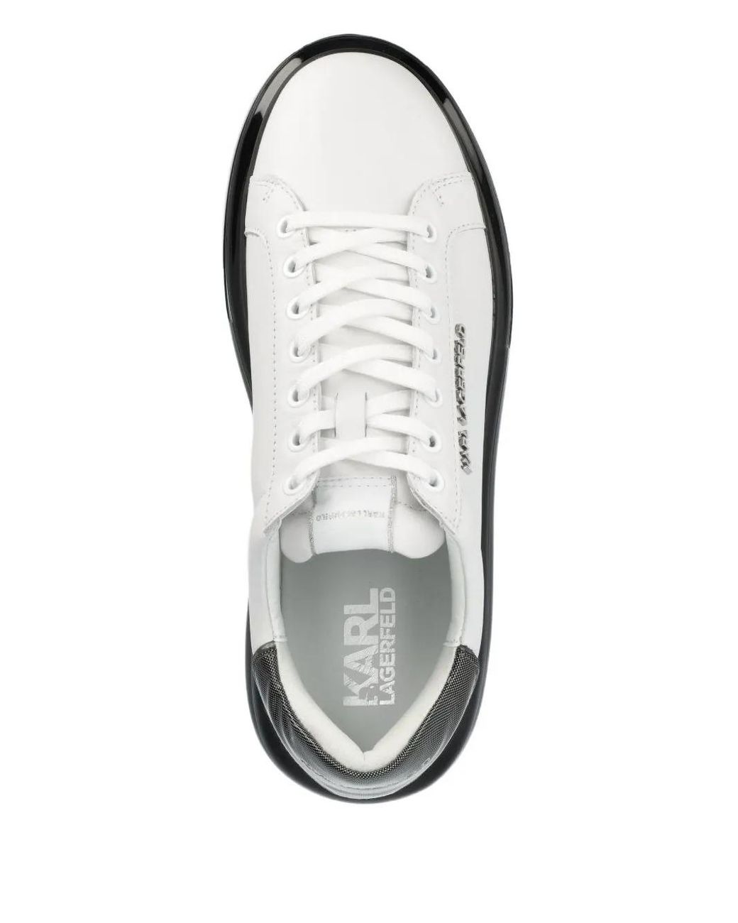 Karl Lagerfeld White Kapri Kushion Sneakers for men