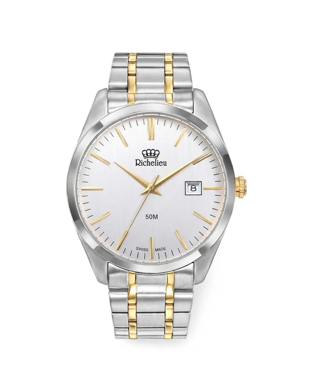 Richelieu Swiss Metallic Classic 42Mm Watch for men