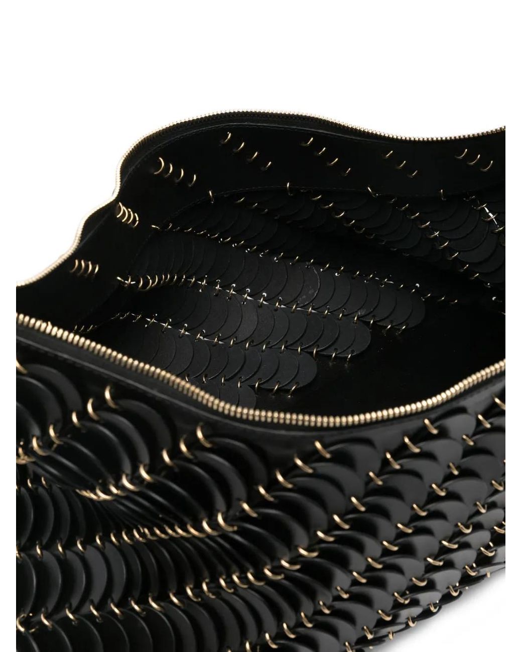 Rabanne Black Paco Leather Bag