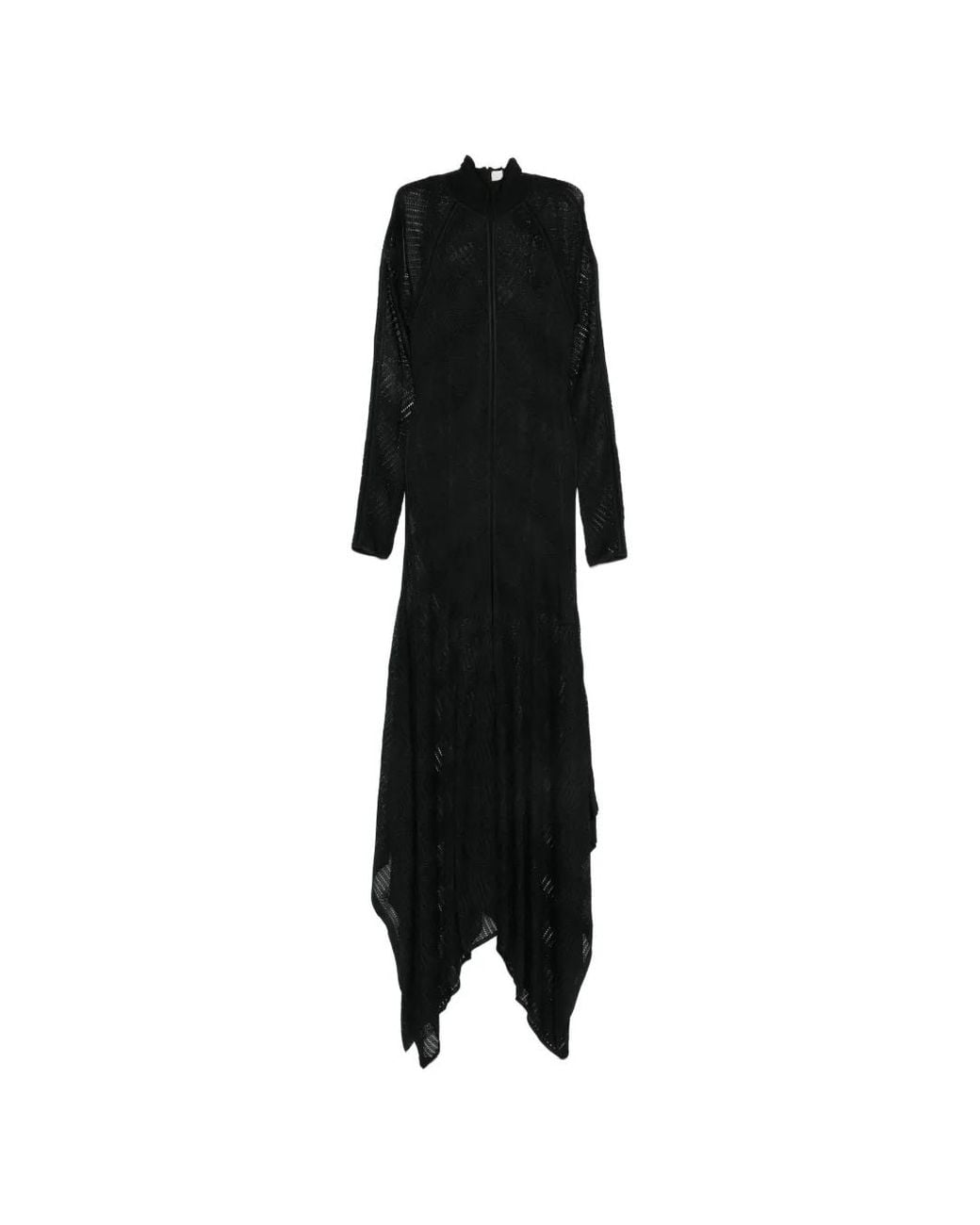 Zimmermann Black Valiant Chevron Lace Dress