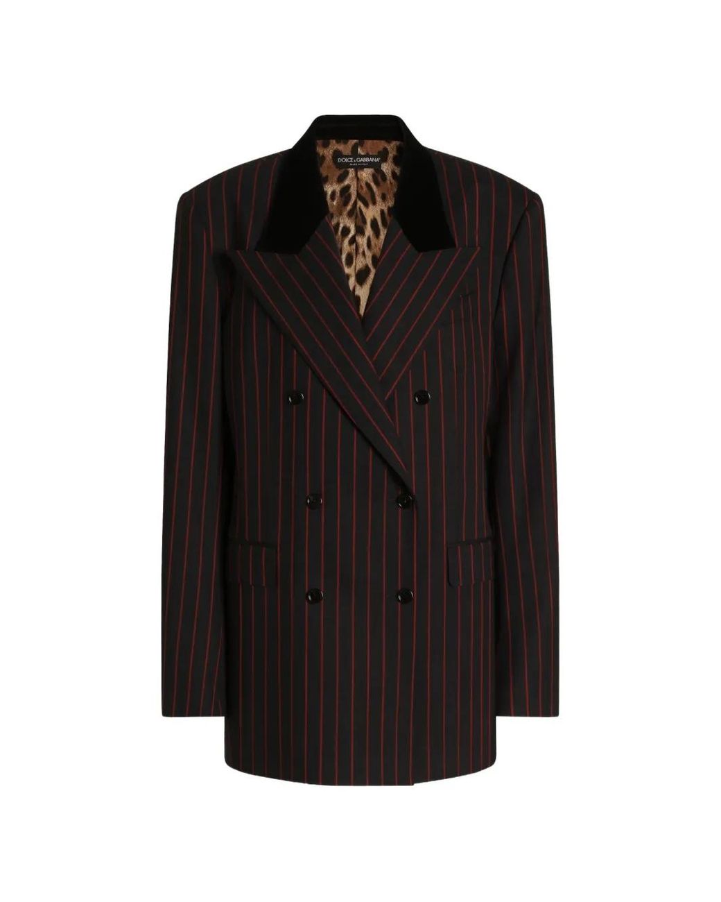 Dolce & Gabbana Black Double-Breasted Jacket