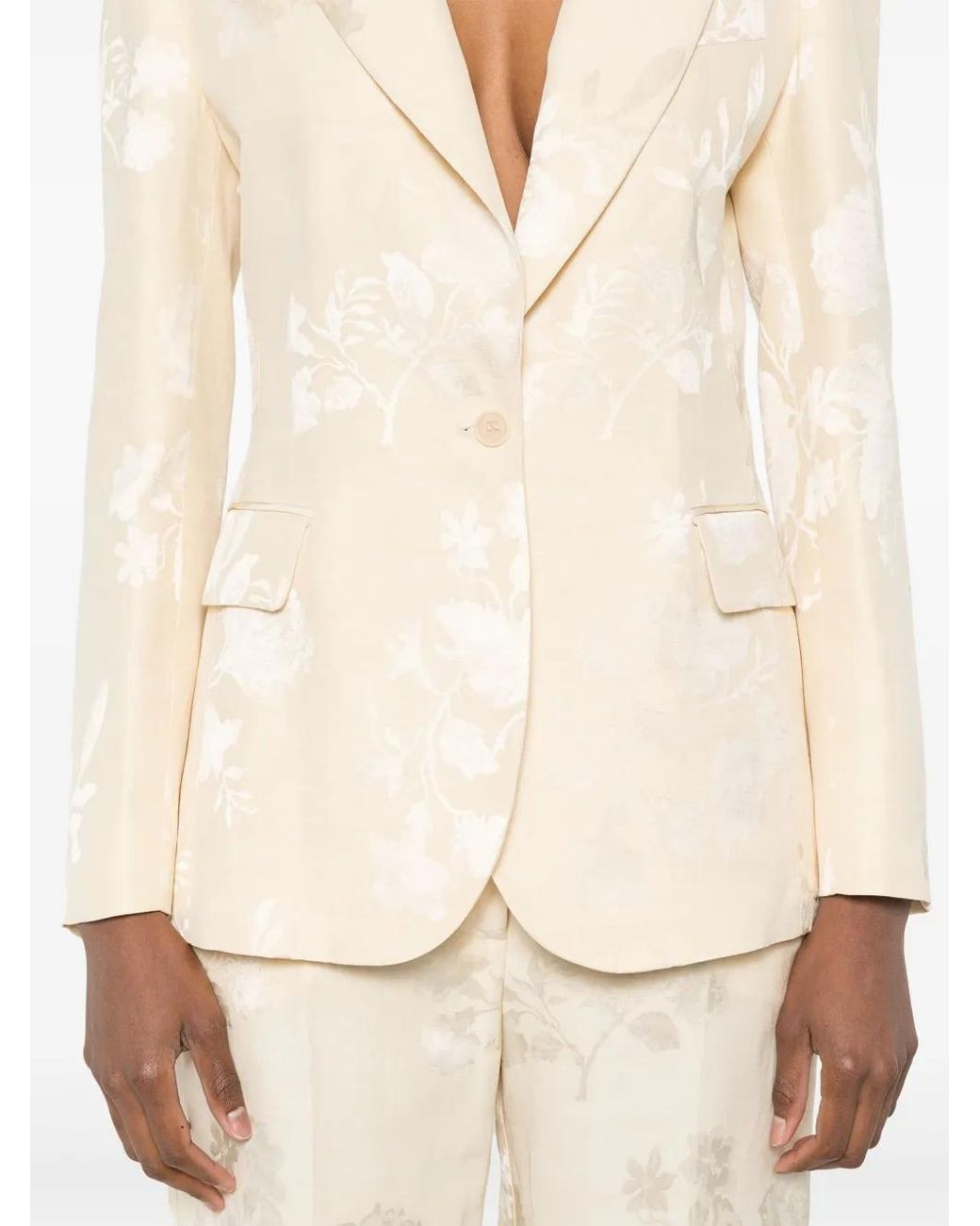 P.A.R.O.S.H. Natural Rarisse Blazer
