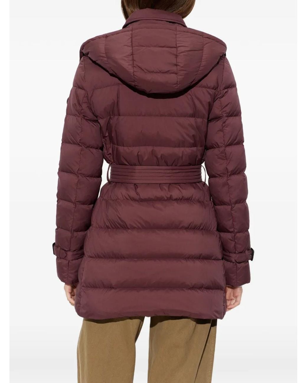 Burberry Red Audley Double-Breasted Coat