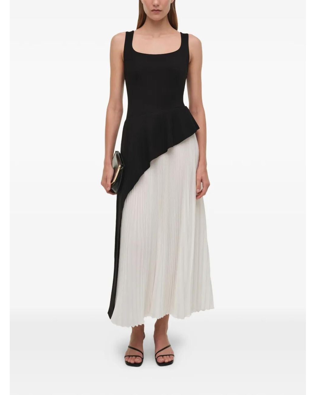 Jonathan Simkhai Black Zayla Midi Dress
