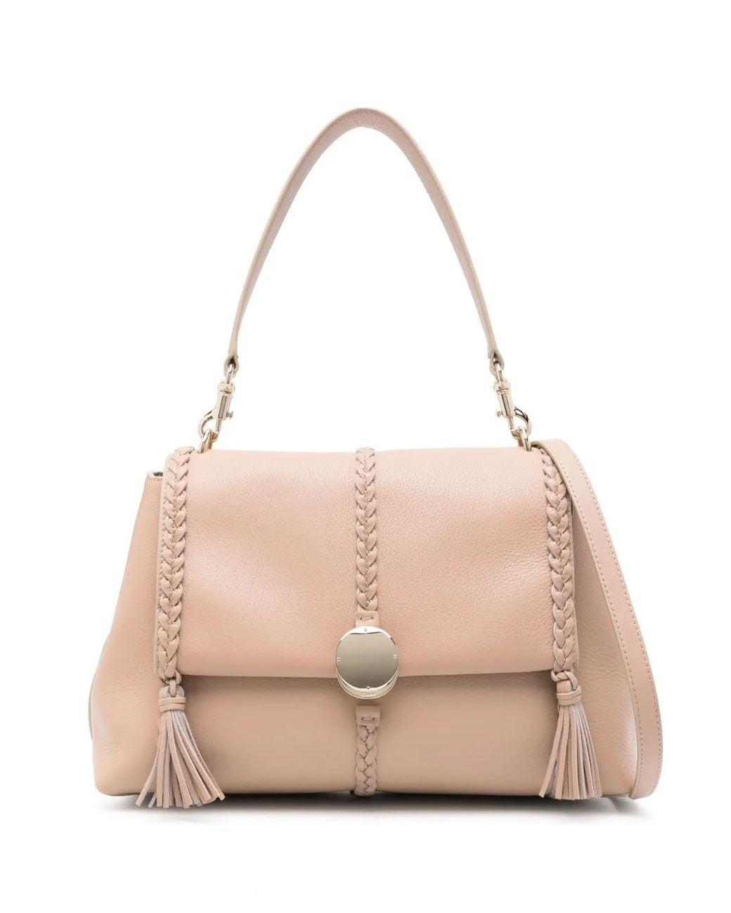 Chloé Pink Penelope Leather Shoulder Bag
