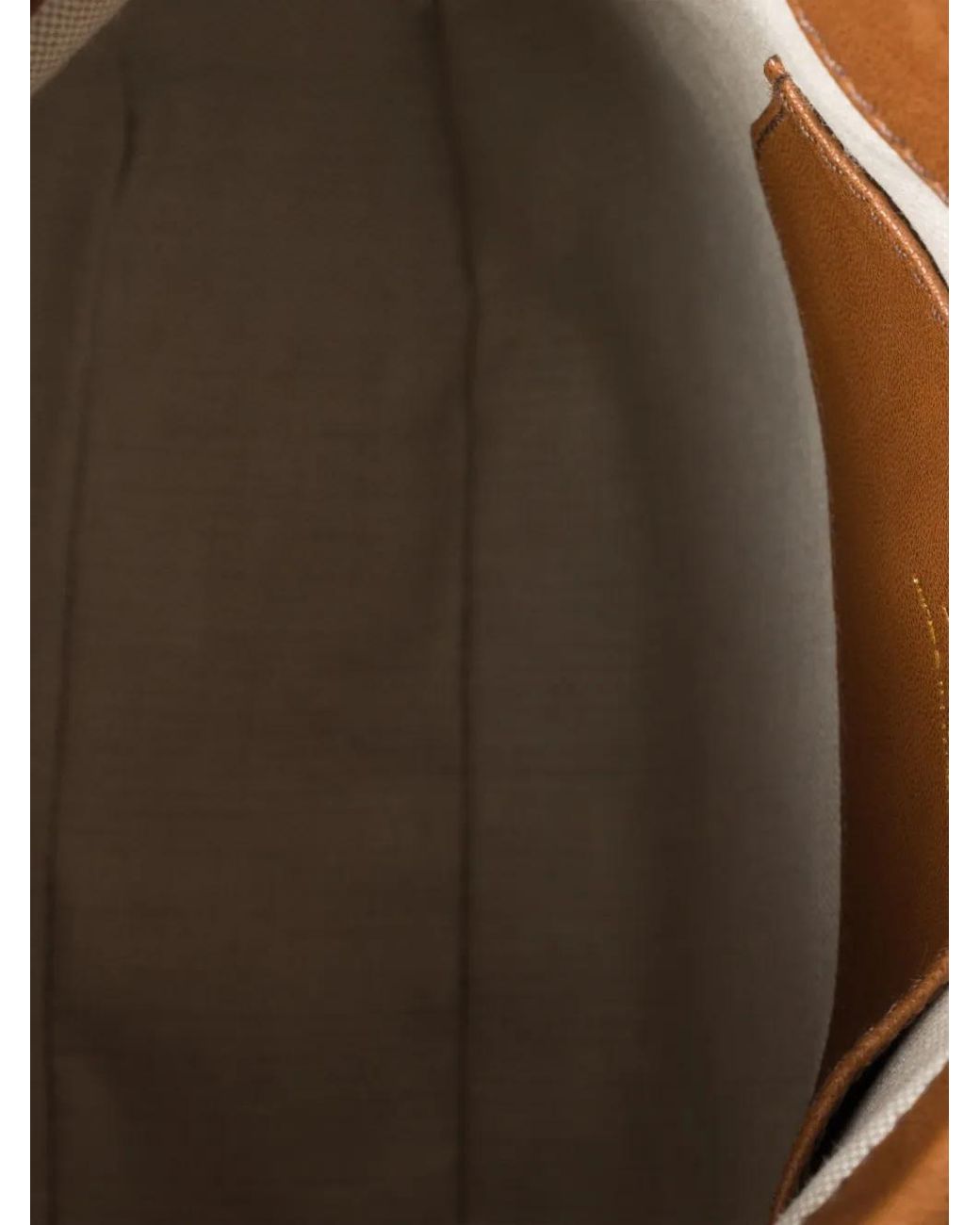 Miu Miu Brown Leather Strap Pouch