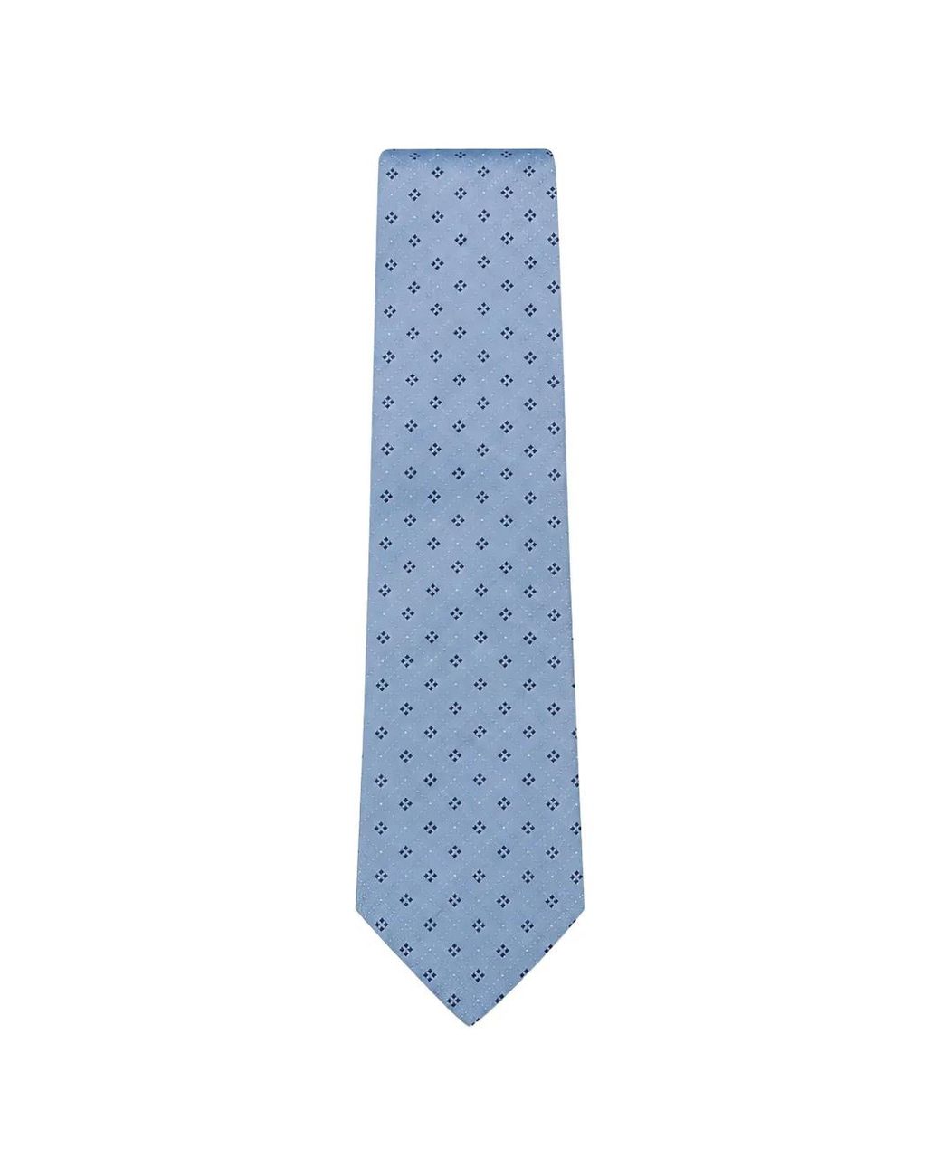 Tombolini Blue Geometric-Print Tie for men