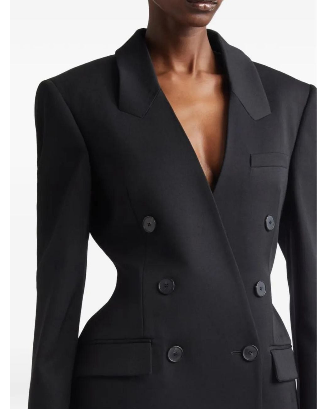 Givenchy Black Double-Breasted Blazer