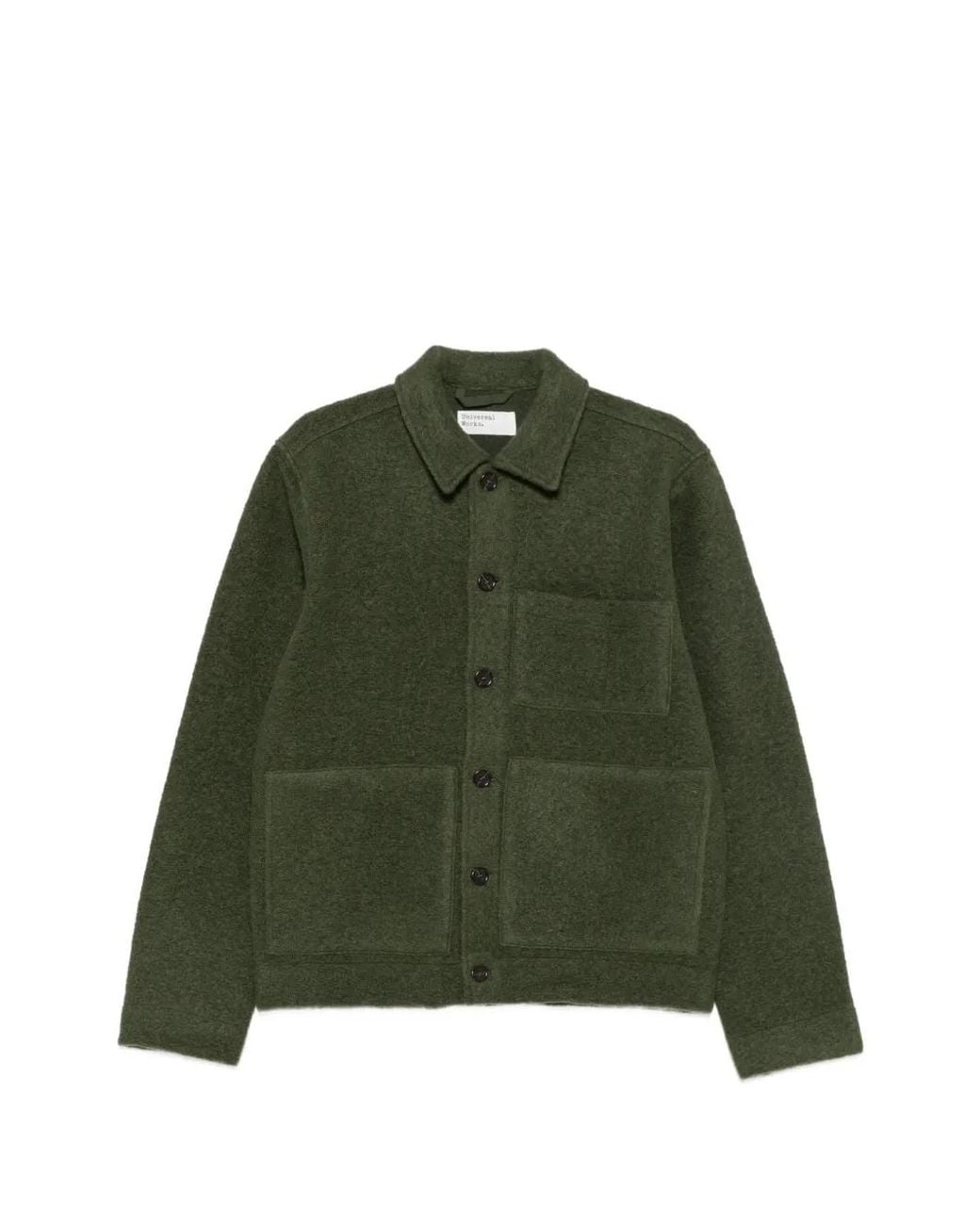 Universal Works Green Patch-Pocket Jacket for men