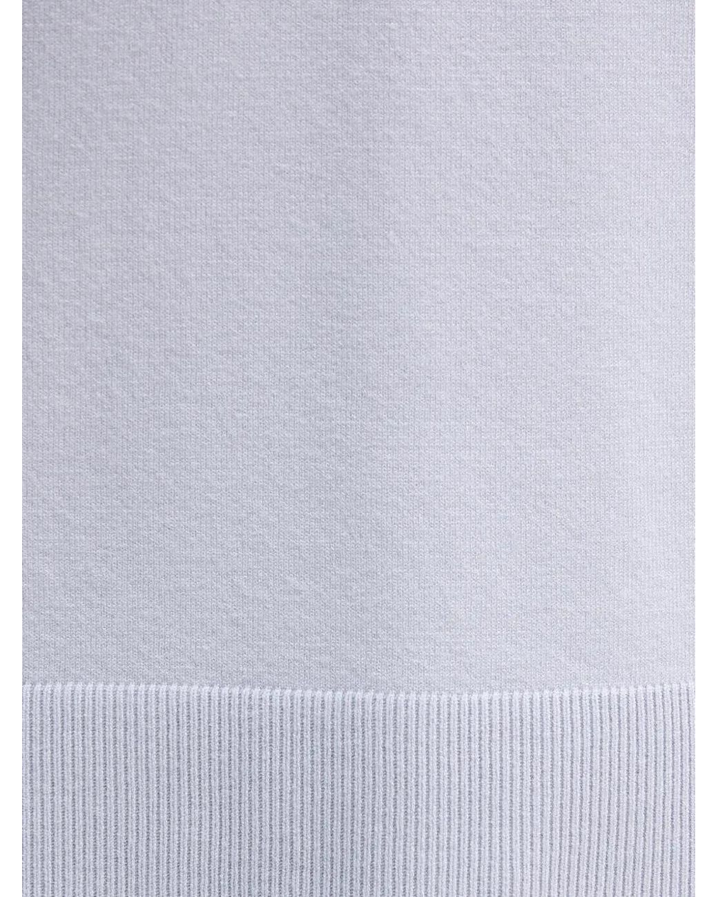 Sisley White Long-Sleeve Crew-Neck Sweater