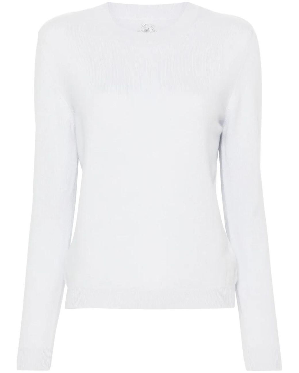 Teddy Cashmere White Roma Cashmere Jumper