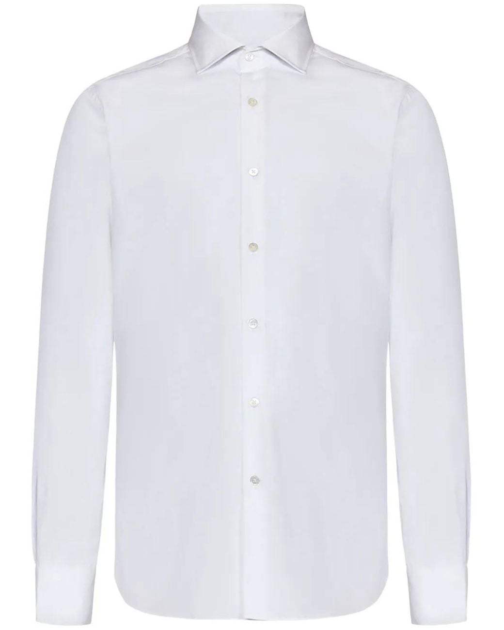 Franzese Collection White Montezemolo Shirt for men