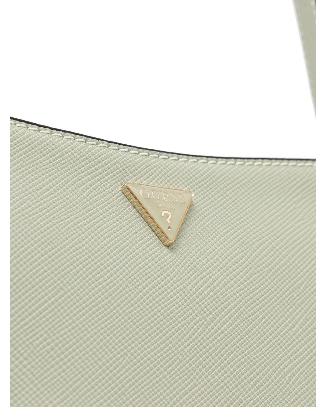 Guess Gray Rosalba Buckle Cross Body Bag