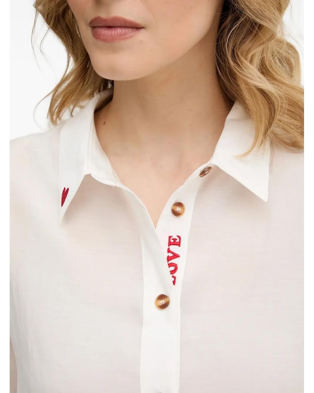 Never Fully Dressed White Love Milley Shirt