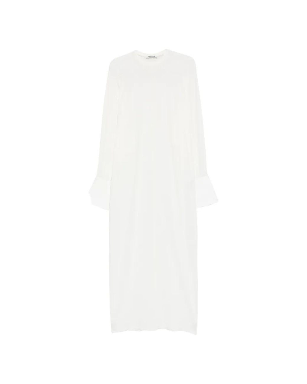 DARKPARK White Frida Jersey Maxi Dress