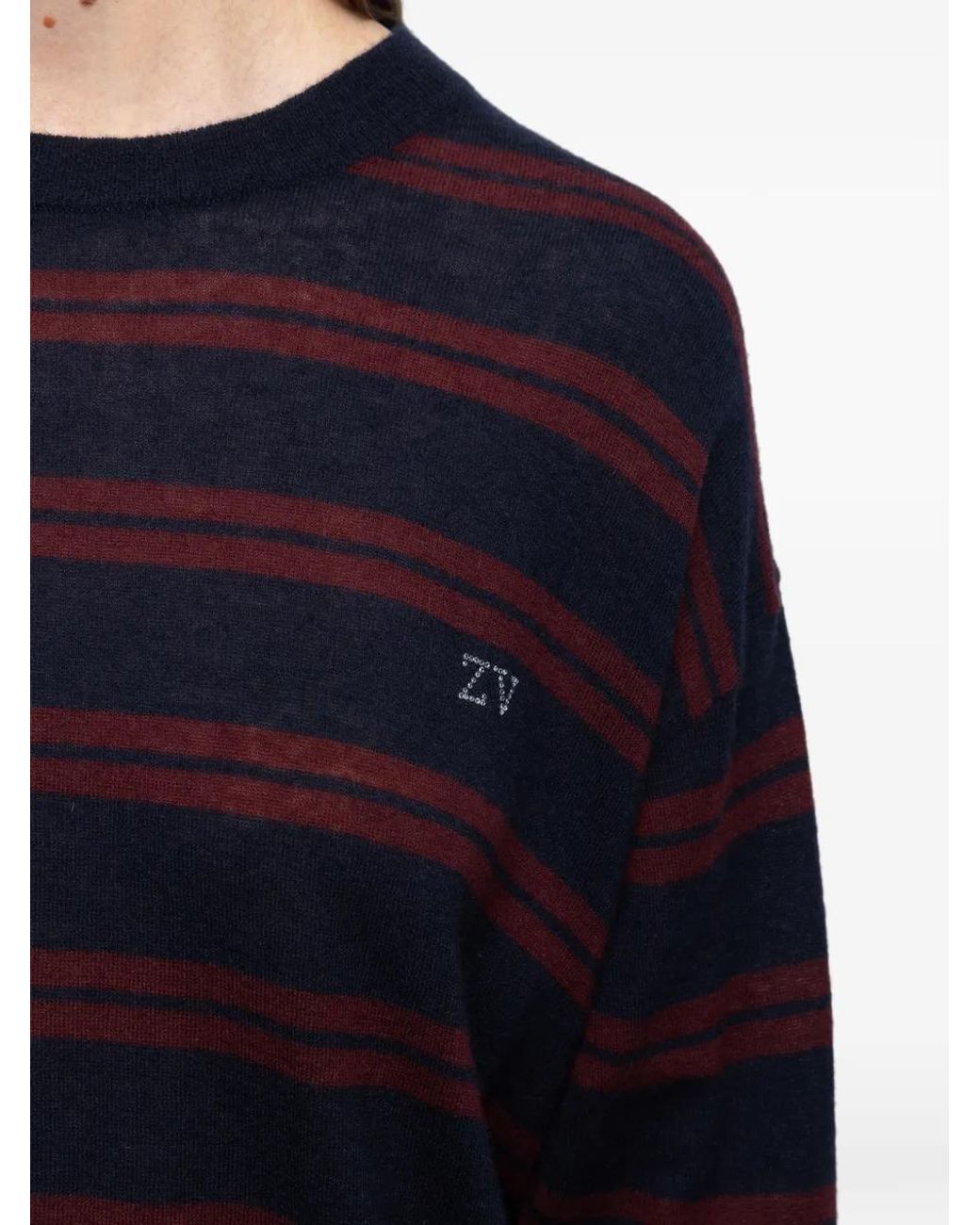 Zadig & Voltaire Blue Swapy Cashmere Sweater