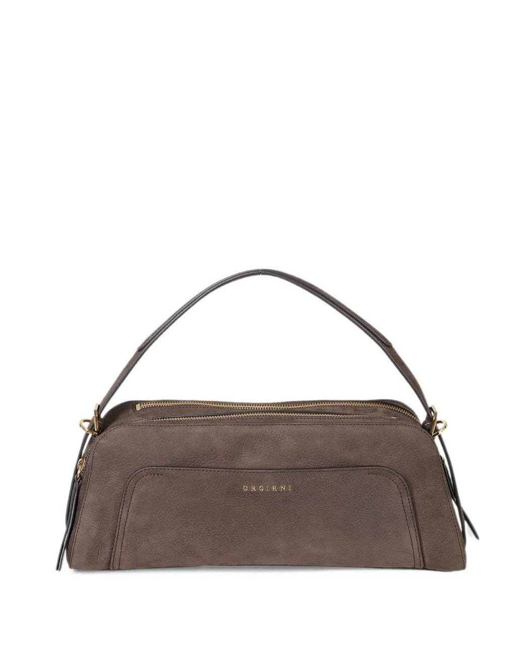 Orciani Brown The Address 38 Nabucco Clutch Bag