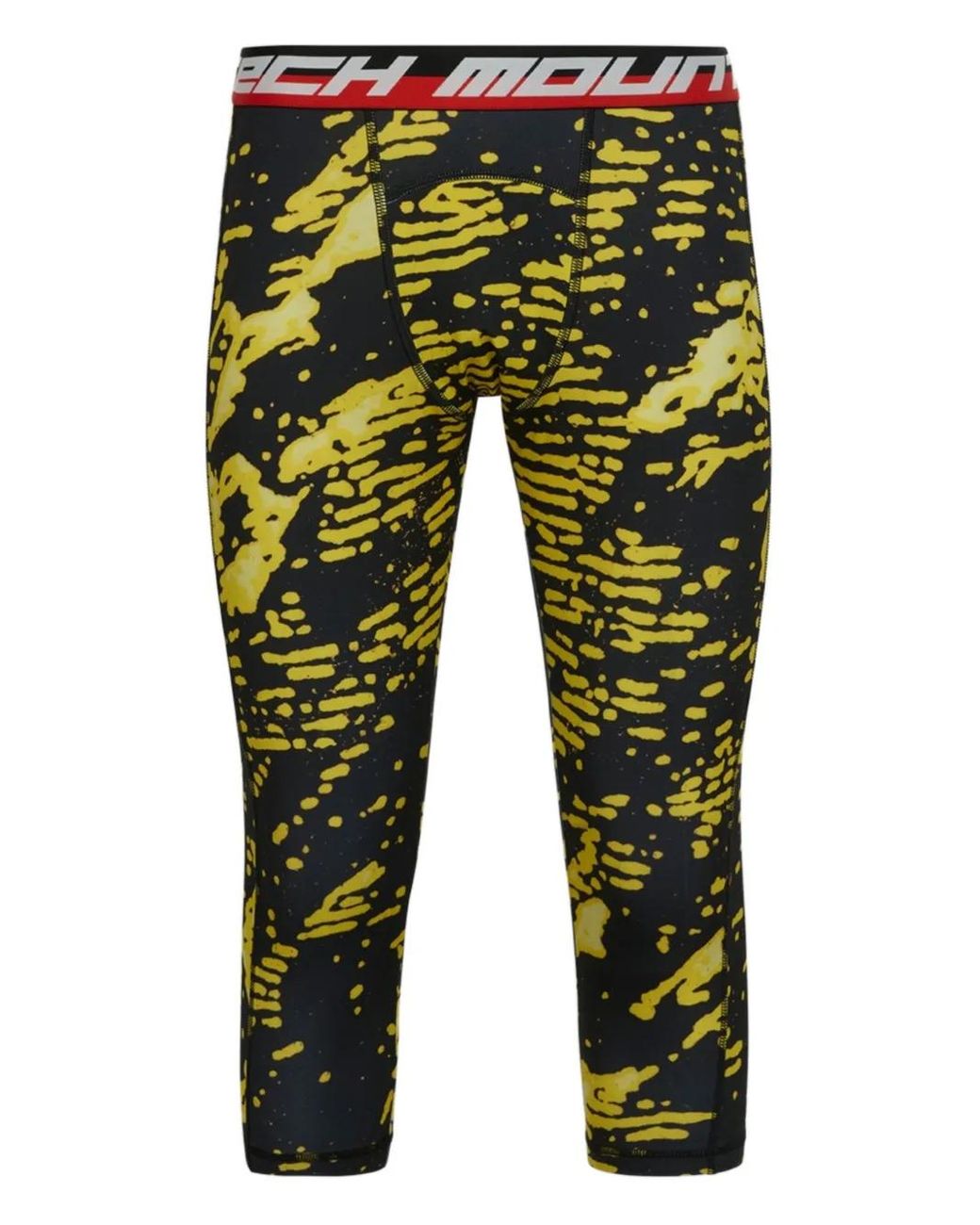 Aztech Mountain Green Printed Performance Leggings for men