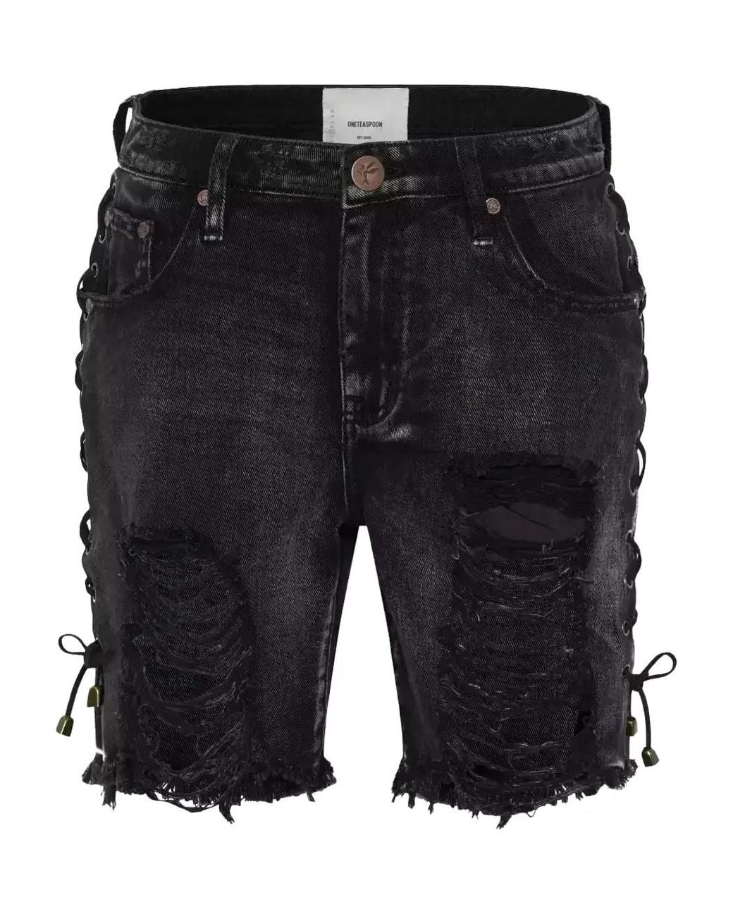 One Teaspoon Black Stevies Shorts