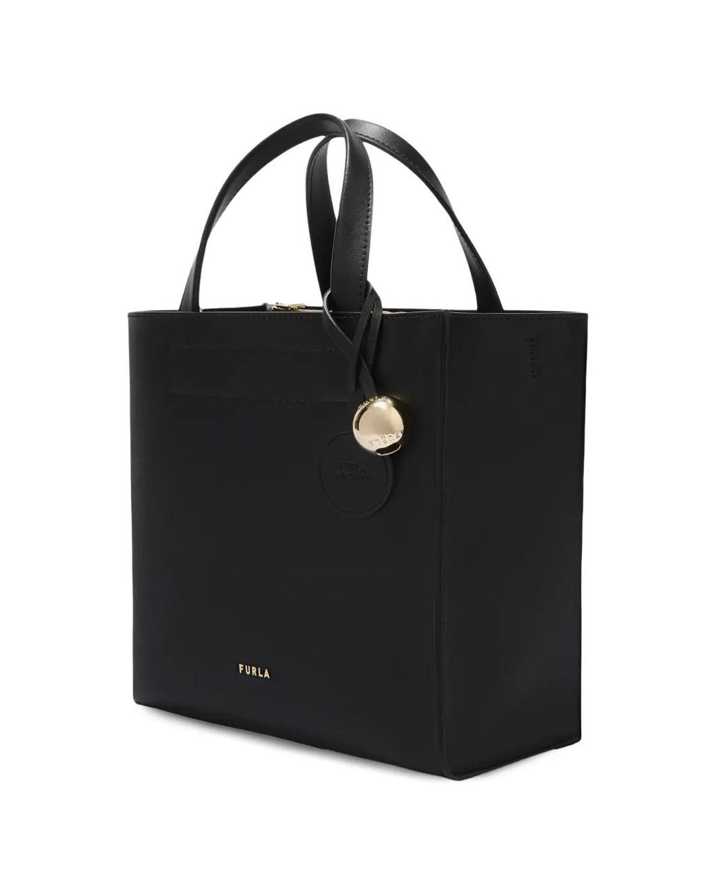 Furla Black Small Divide It Tote Bag