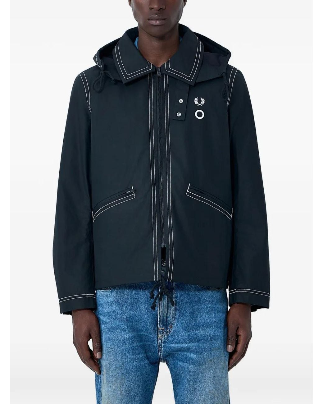 Fred Perry Blue X Craig Hoodie À Fermeture Zippée for men
