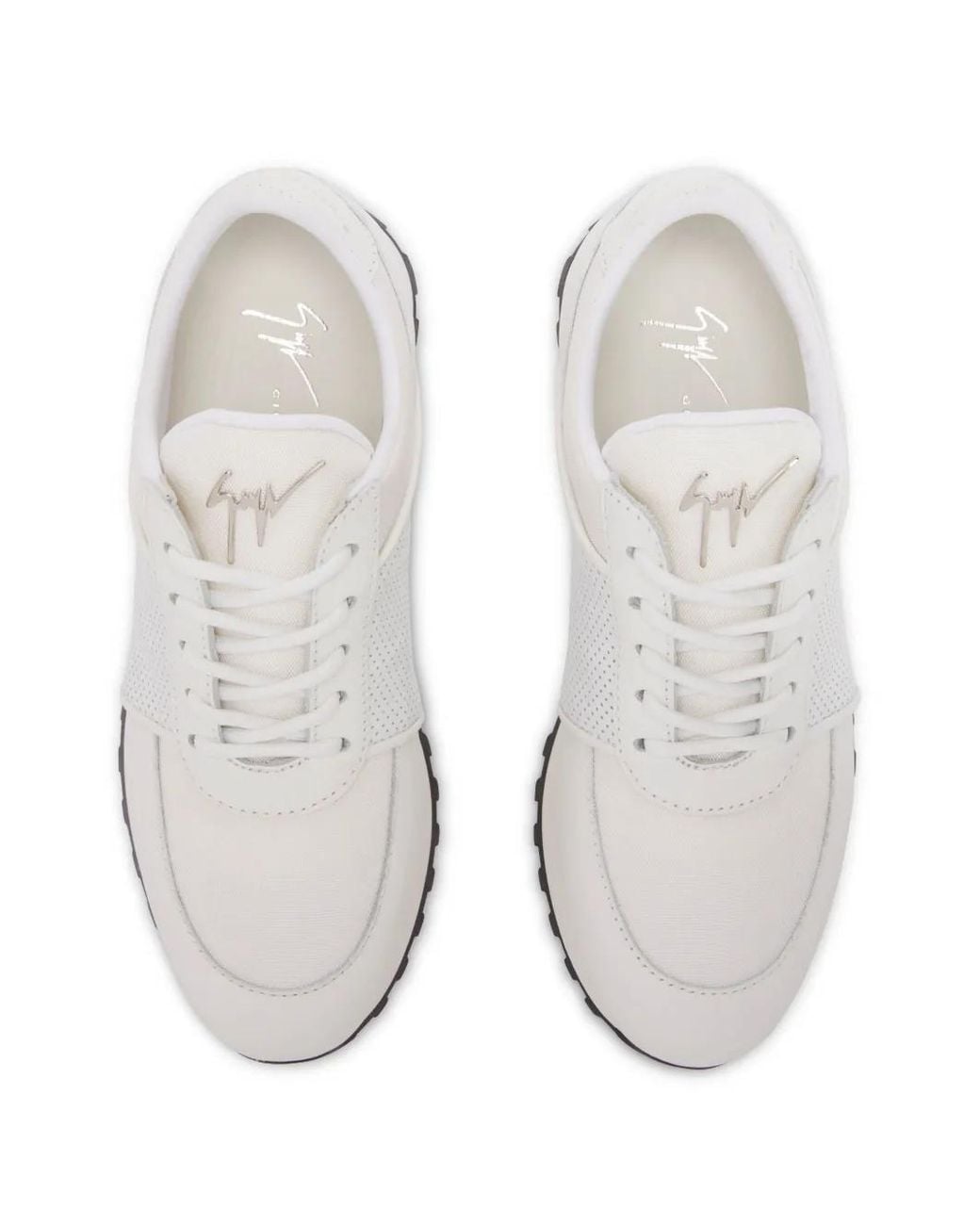 Giuseppe Zanotti White Jimi Running