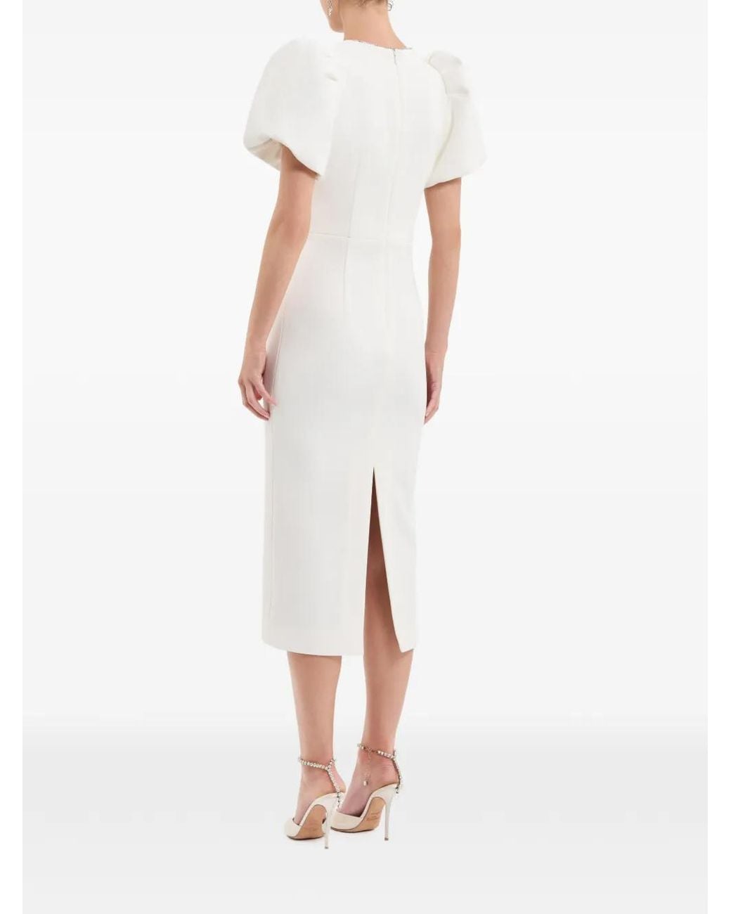 Rebecca Vallance White Dreamer Midi Dress