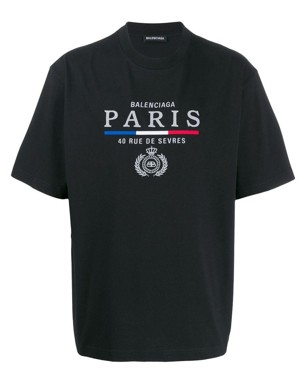 BALENCIAGA PARIS Tシャツ ブラック Balenciaga Paris Flag T Shirt in Black for Men | Lyst UK
