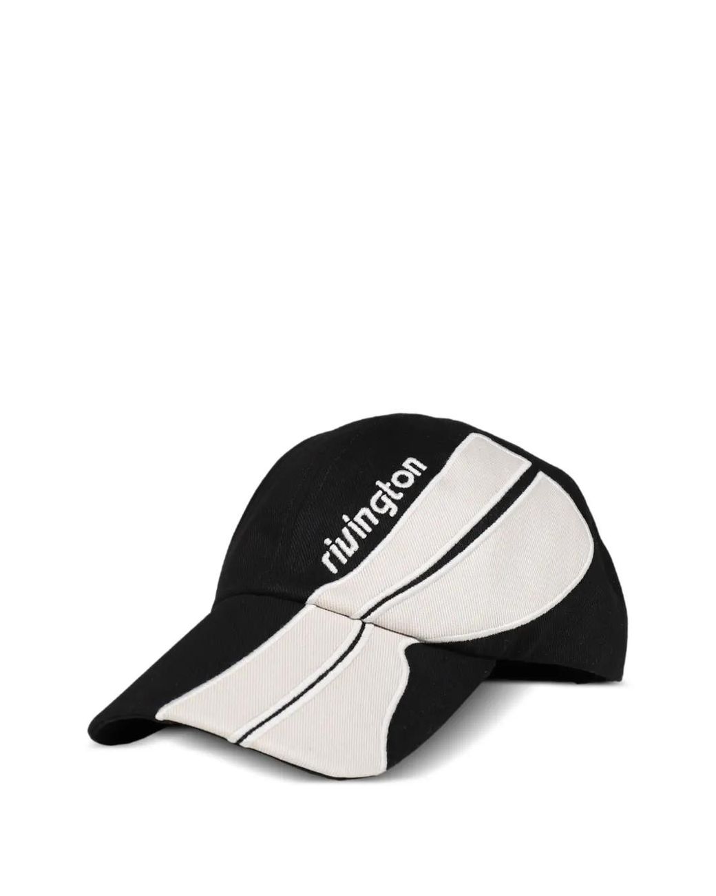 RRR123 Black Casquette Trappist À Logo Brodé for men