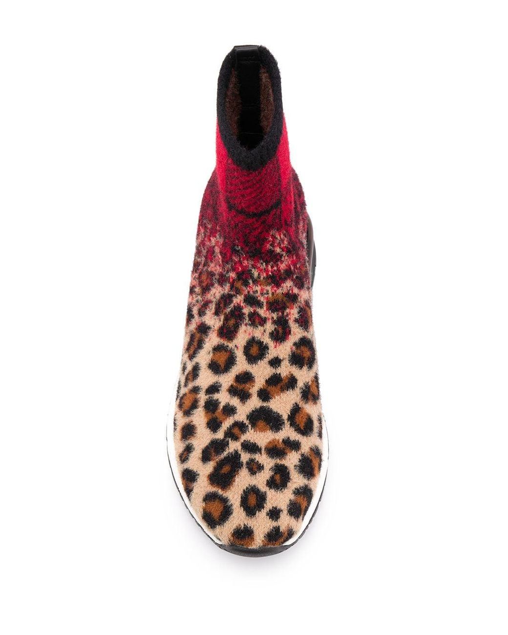 leopard sneaker boots