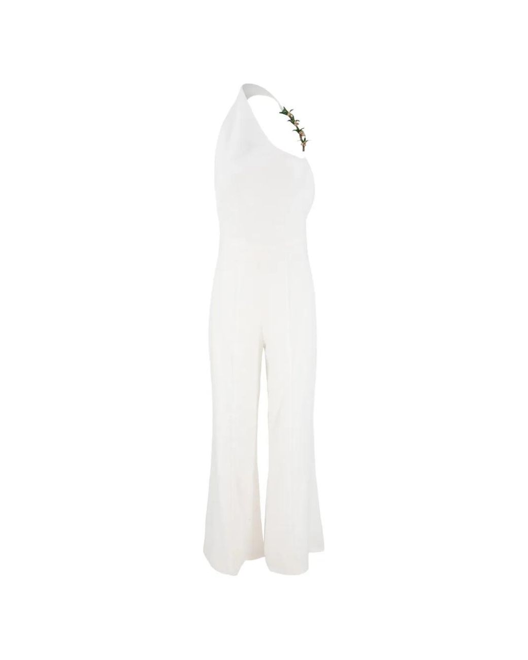 AZULU White Zane Jumpsuit