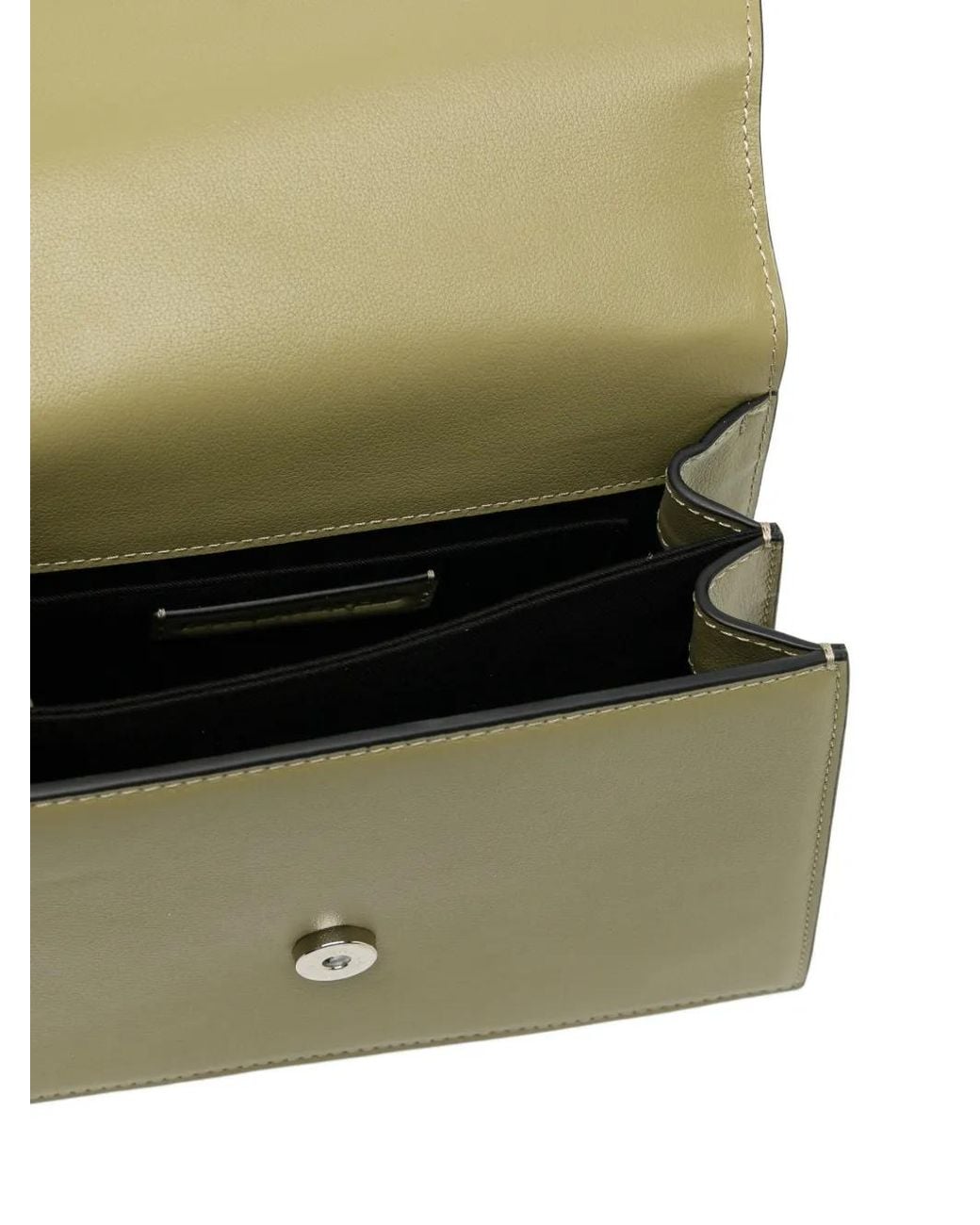 Karl Lagerfeld Green Ksignature 2.0 Md Crossbody Bag