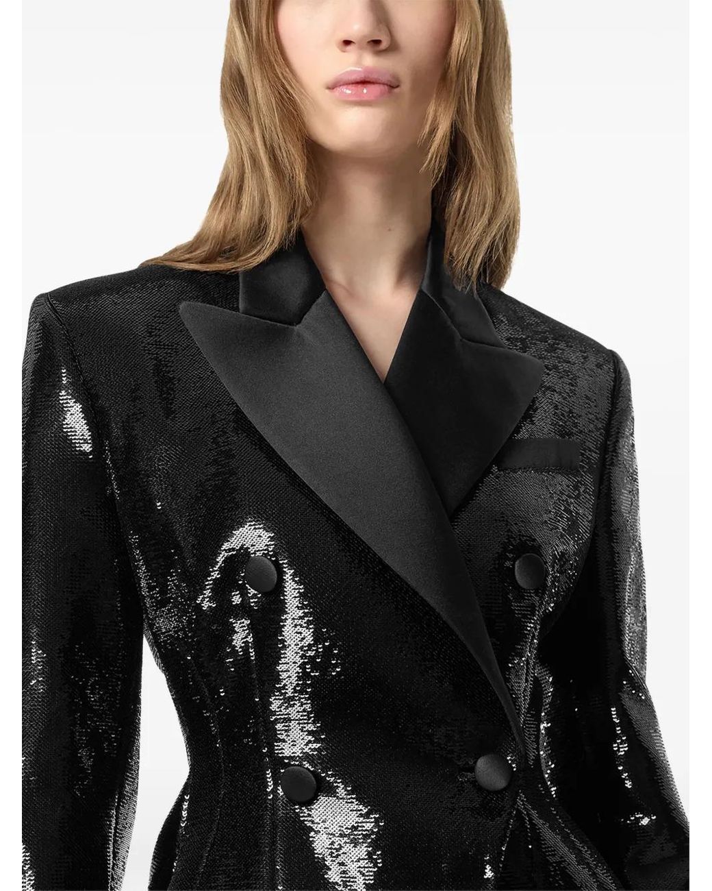 Versace Black Hourglass Embellished Playsuit