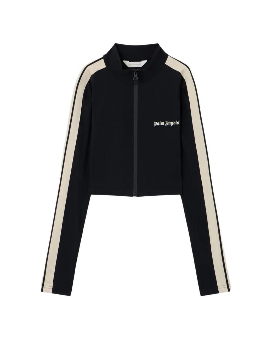 Palm Angels Black Classic Logo Training Jacket