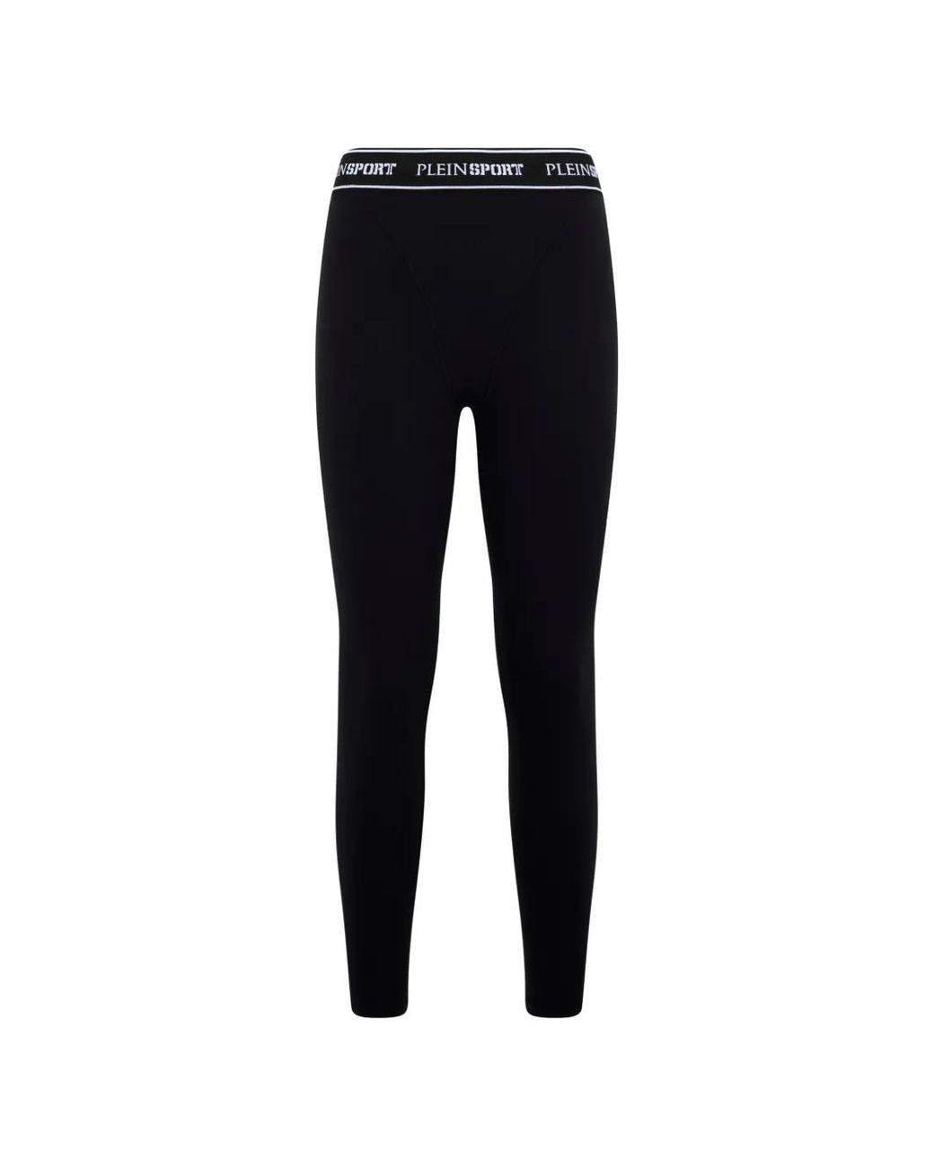 Philipp Plein Blue Logo Elastic Leggings