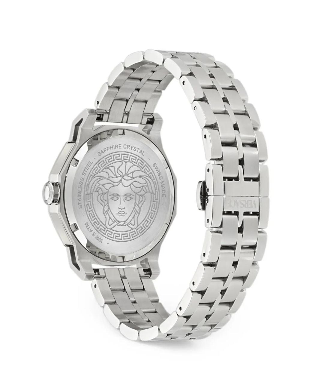 Versace Blue Montre Medusa Deco Gent 43 Mm for men