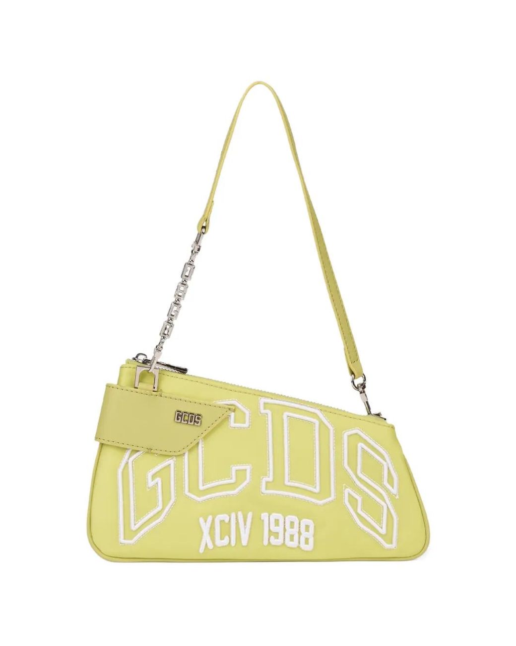 Gcds Metallic Comma Notte Shoulder Bag