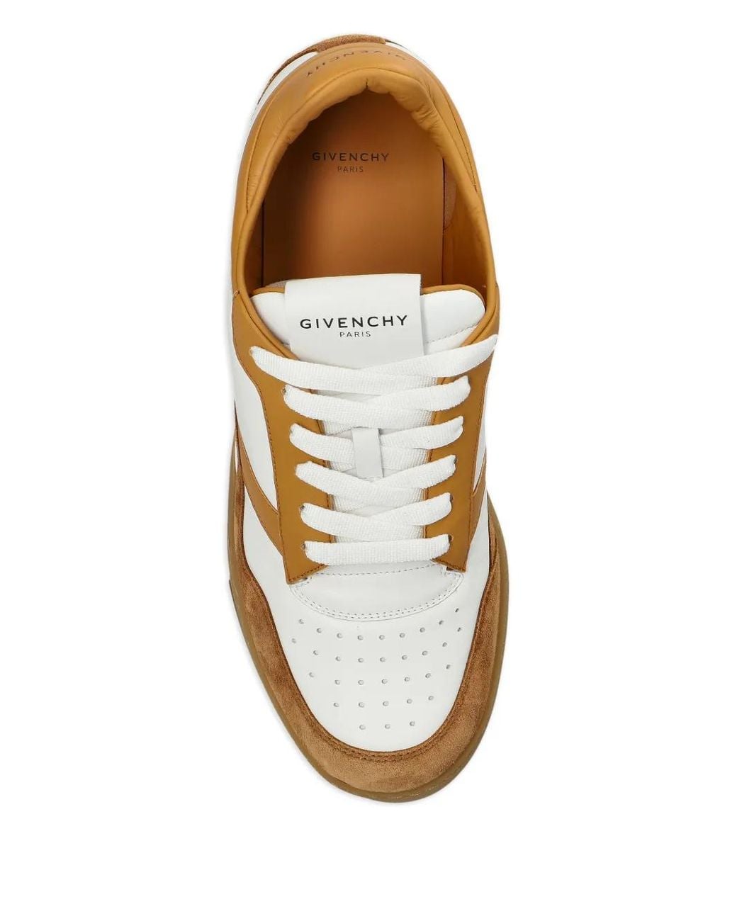Givenchy Brown Leather Sports Shoes for men