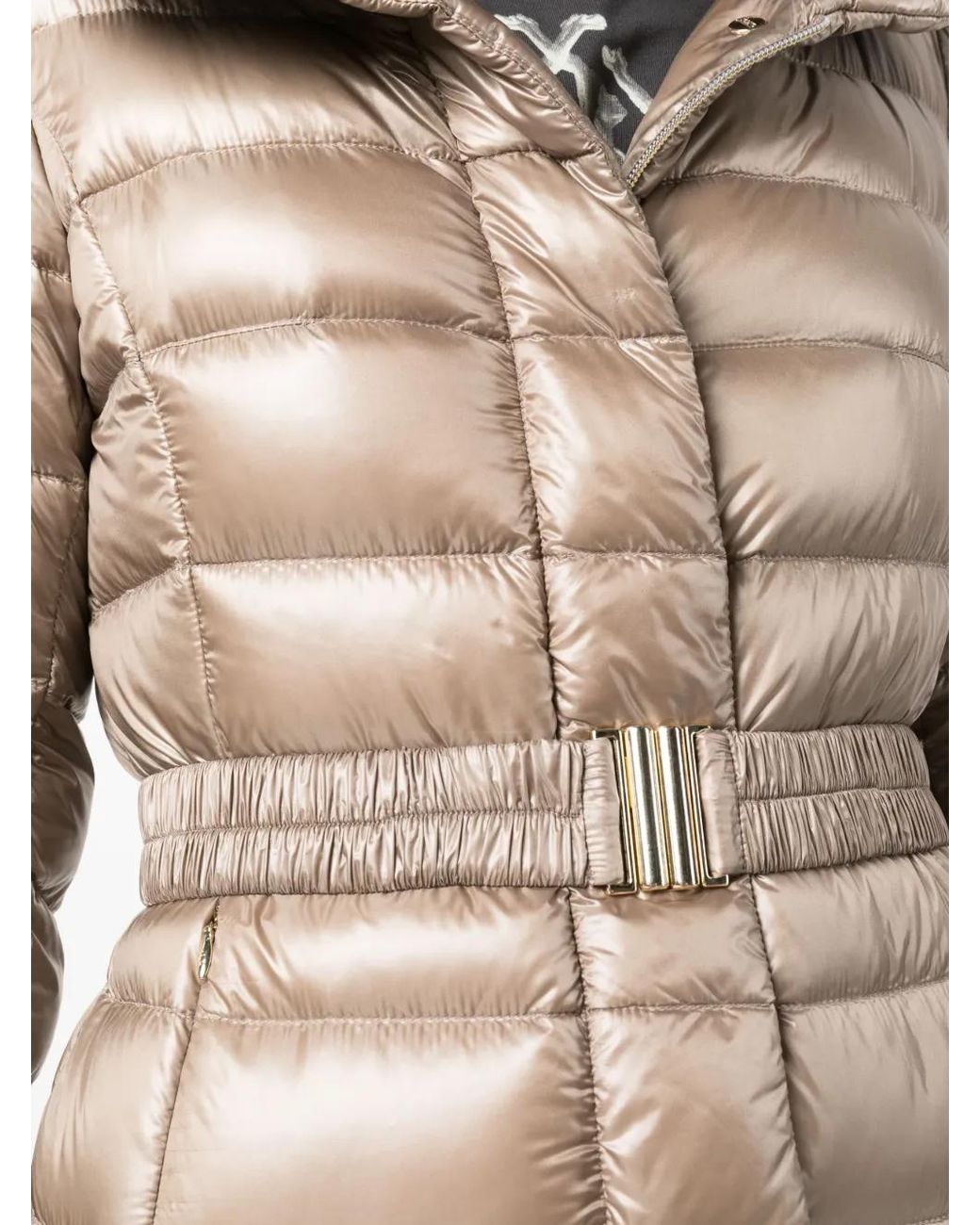 Herno Natural Padded Belted Raincoat