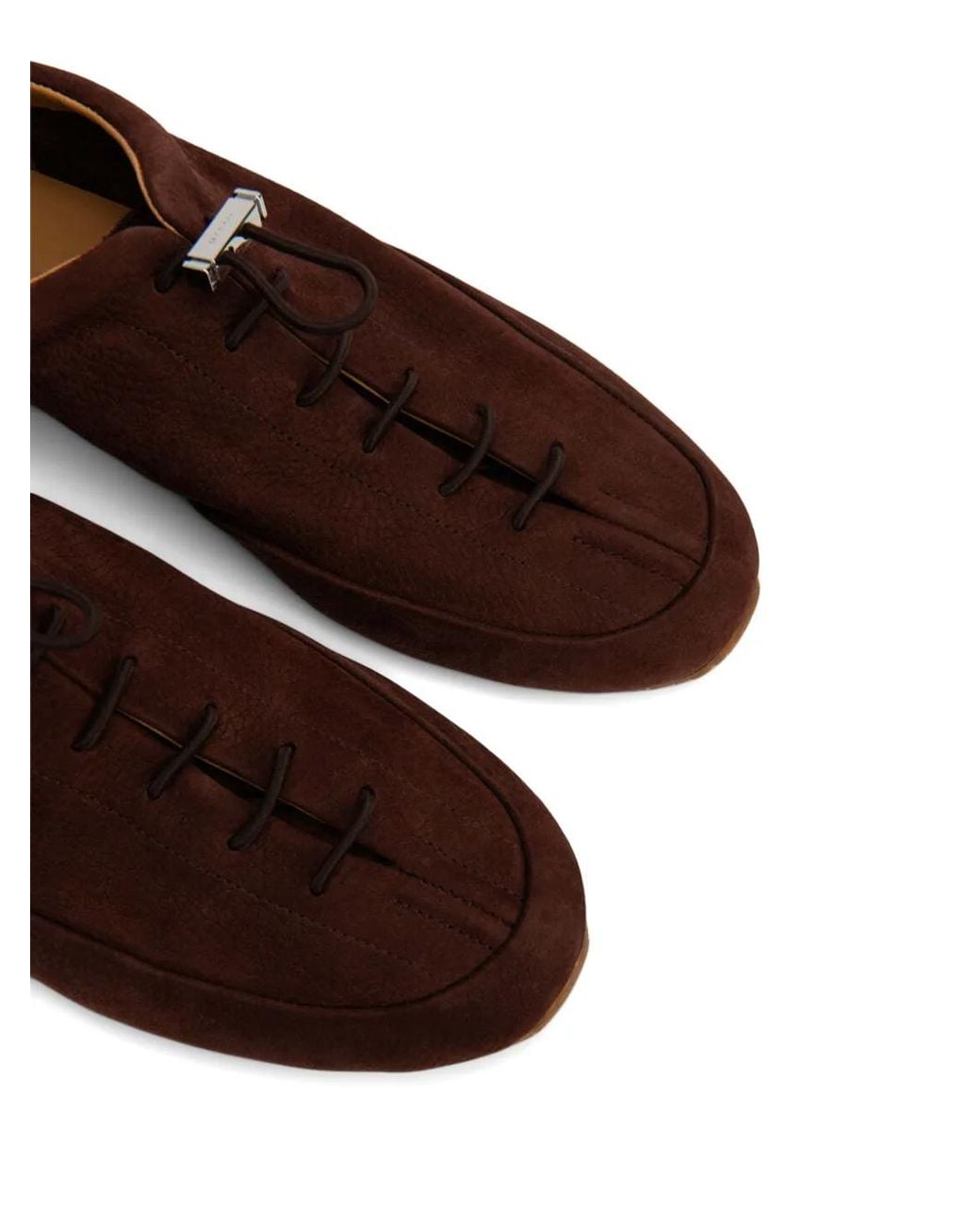 By Far Brown Prudent Low-Top Sneakers