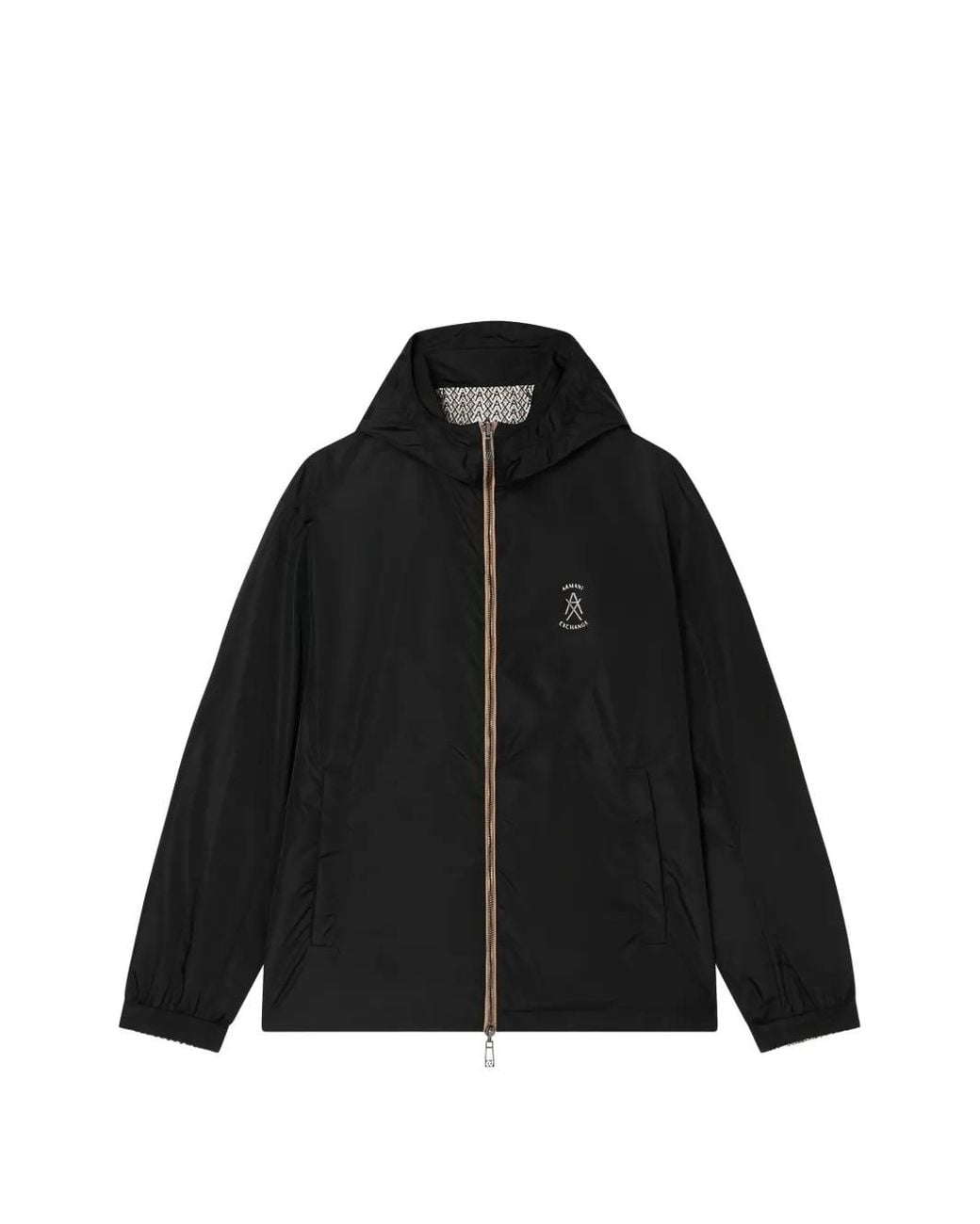 ARMANI EXCHANGE Gray Ultralight Nylon Blouson With Iridescent Effect for men
