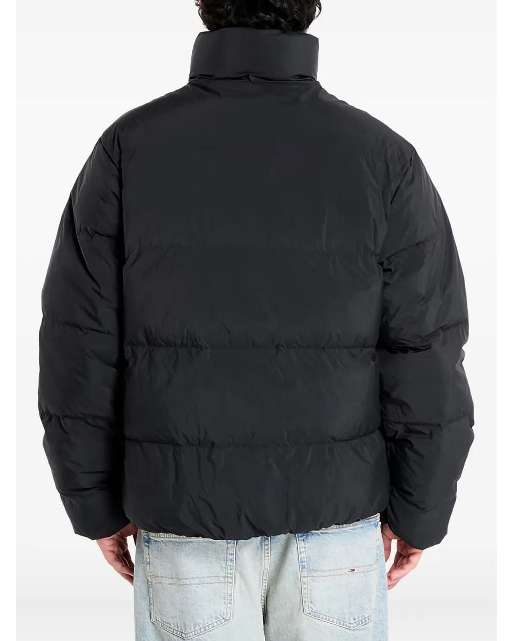 Adidas Black Hooded Puffer Jacket for men