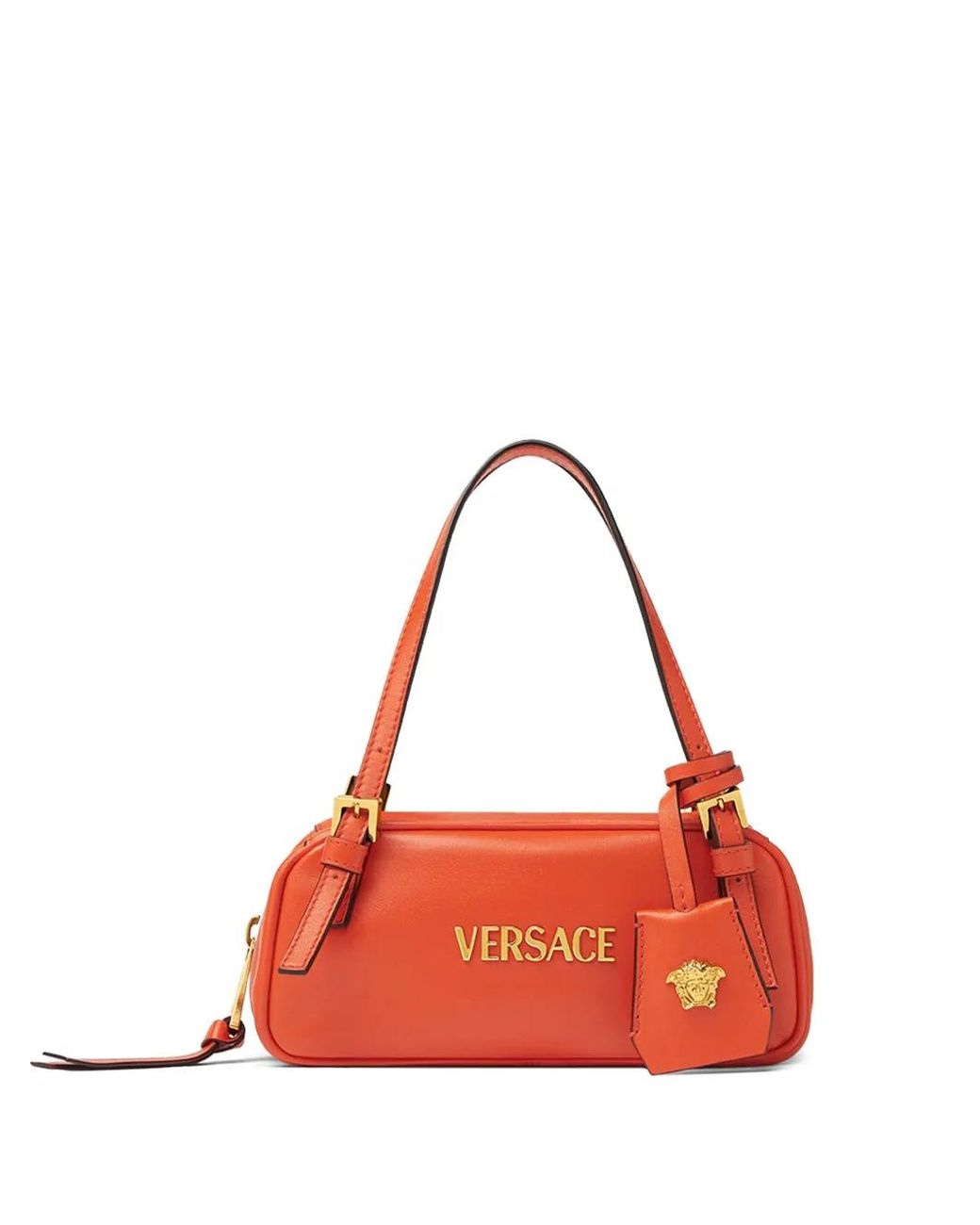 Versace Red Mini Tag Tasche